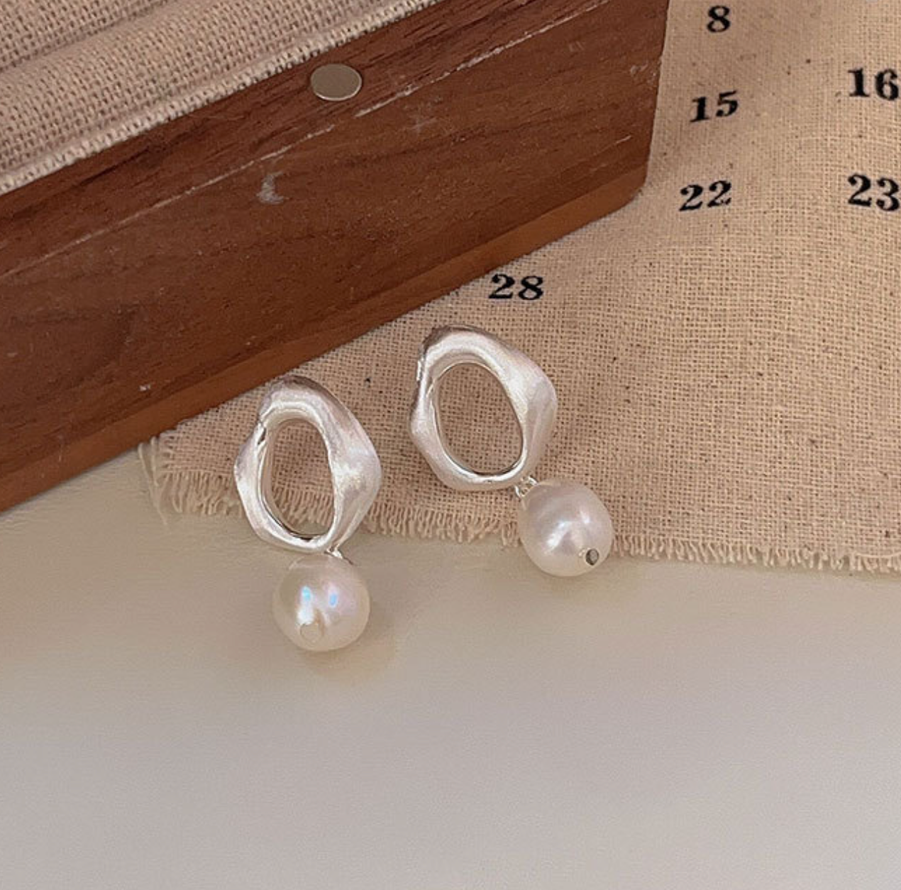 Baroque Pearl Earrings | Pearl Gold Earrings | CHY